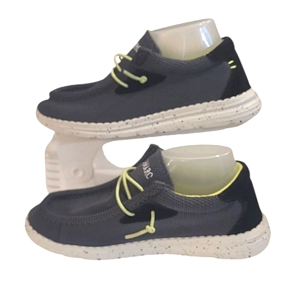 Bruno Marc Slip-On Fur Casual Loafer Unisex Knit Canvas Moccasin Sneaker Sz 3